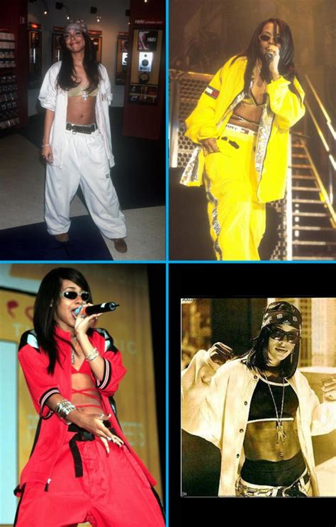 tommy hilfiger pants aaliyah|aaliyah outfits with bandana.